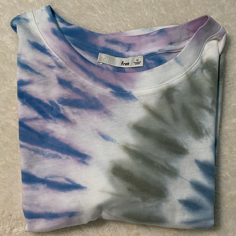ARITZIA TIE DYE CROP TOP